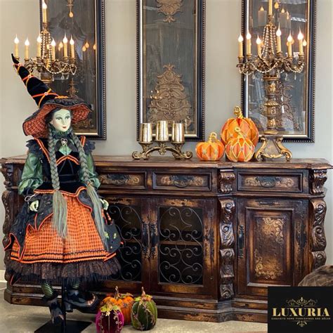 Katherines Collection Lucinda Jinx Life Size Witch Halloween Decor