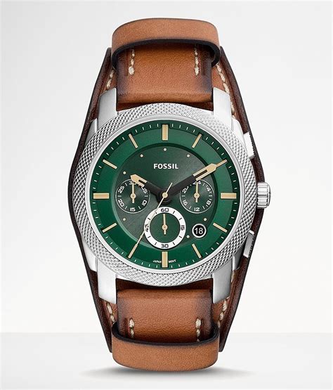 Fossil Machine Leather Watch - Men's Watches in Brown | Buckle