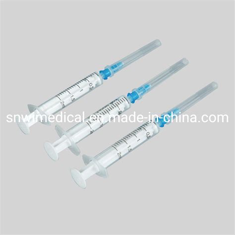 High Quality 2ml Medical Disposable 2parts Plastic Luer Slipluer Lock