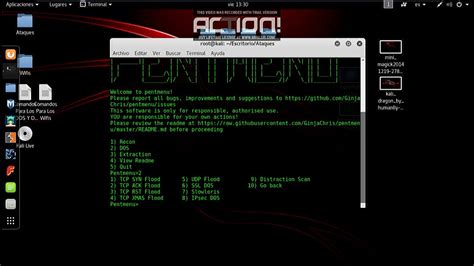 Aprende A Usar Pentmenu Slowloris Dos Youtube
