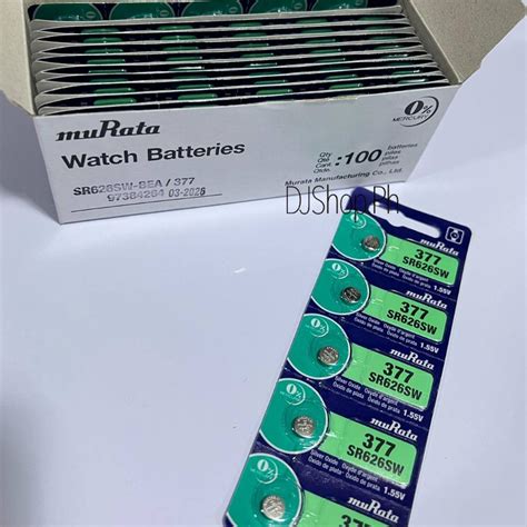 Box Pads Murata Sr Sw Original Japan Made Watch Battery