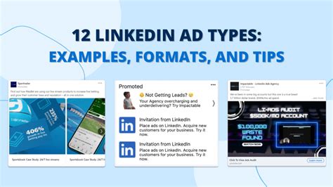 12 Linkedin Ad Types Examples Formats And Tips Impactable