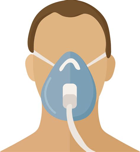 Person With Oxygen Mask