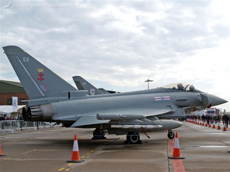 Raf Leuchars Airshow 2013 6 Squadron Typhoon Fgr4 Zk320ev In 41 Sqn