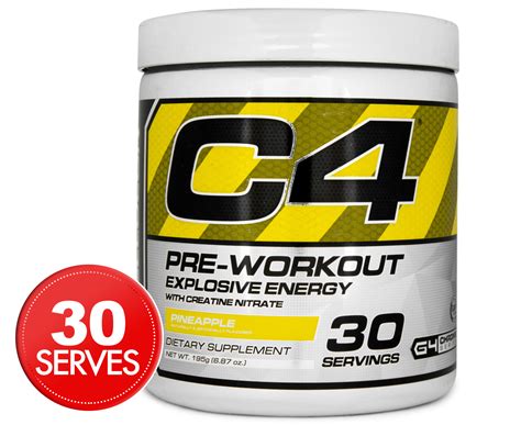 Cellucor C4 Pre Workout Explosive Energy W Creatine Nitrate Pineapple