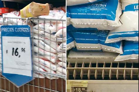 El azúcar aumentó a más de 15 y la leche en sachet cerca de los 20