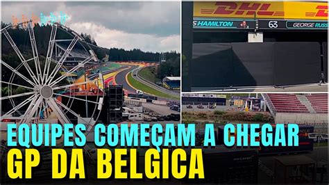 F Equipes Chegam No Circuito De Spa Francorchamps Gp Da