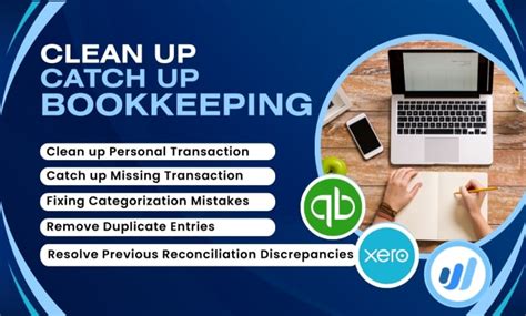 Do Clean Up And Catch Up Bookkeeping In Quickbooks Xero Wave By Qbo