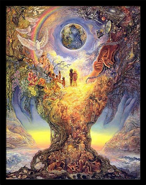 Trinx Tree Of Life Framed On Paper By Josephine Wall Painting Wayfair