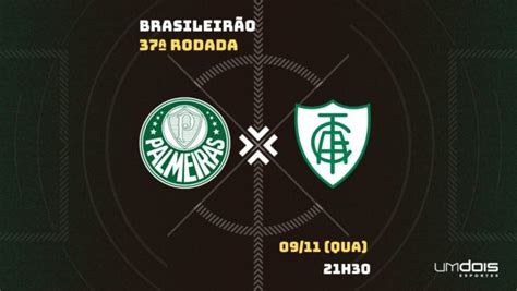 Palmeiras x América MG onde assistir ao vivo horário e escalações