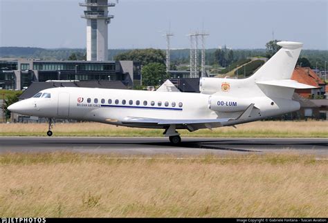 OO LUM Dassault Falcon 7X Belgium Air Force Luxaviation