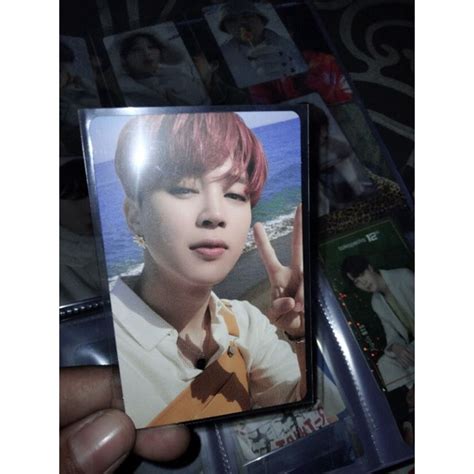 Jual PC Photocard Jimin BTS Butter Peaches Booked Indonesia Shopee