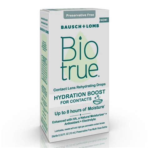 Biotrue Hydration Boost Contact Lens Rehydrating Eye Drops 0 33 Fl Oz