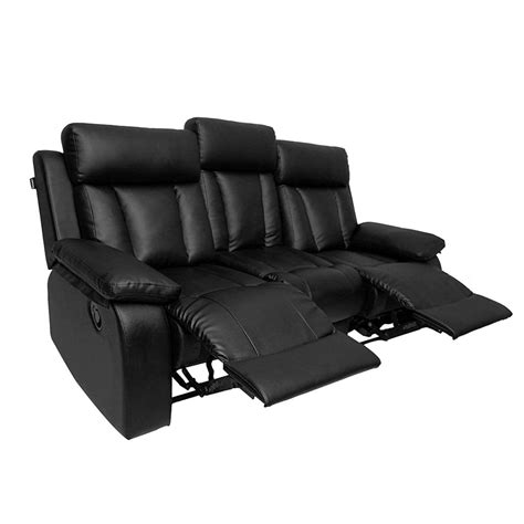 Three Seater Manual Recliner Chair Magna