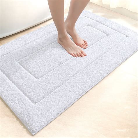 Dexi Bathroom Rugs Mat Ultra Soft Absorbent Bath Rug Non Slip Bath Mat