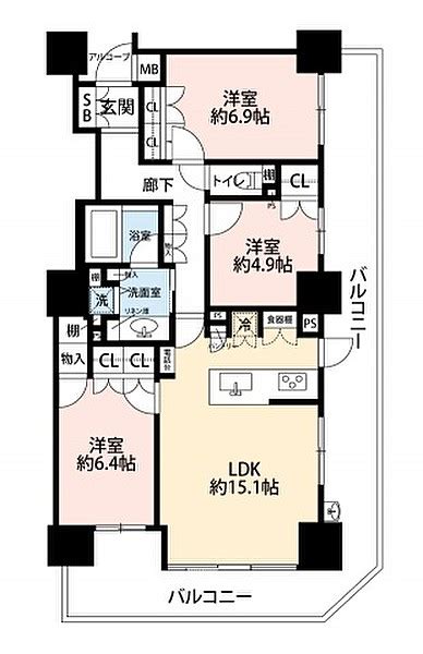 【ホームズ】中野南台パークホームズ 13階の建物情報｜東京都中野区南台3丁目6 22