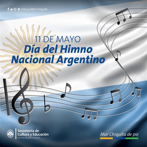 Día Del Himno Nacional Argentino Secretaría De Prensa De Mar Chiquita