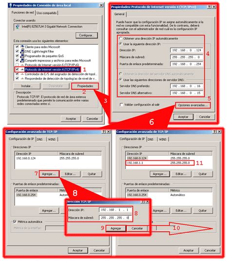 Pantallazos Es Windows Configurar Dos Direcciones Ip A Una Misma