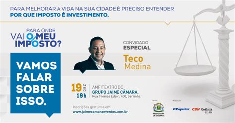 Vamos Falar Sobre Isso Para onde vai meu imposto em Goiânia Sympla