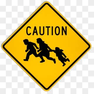 Caution Immigrant Crossing Sign Road Closed Sign Clipart Large Size