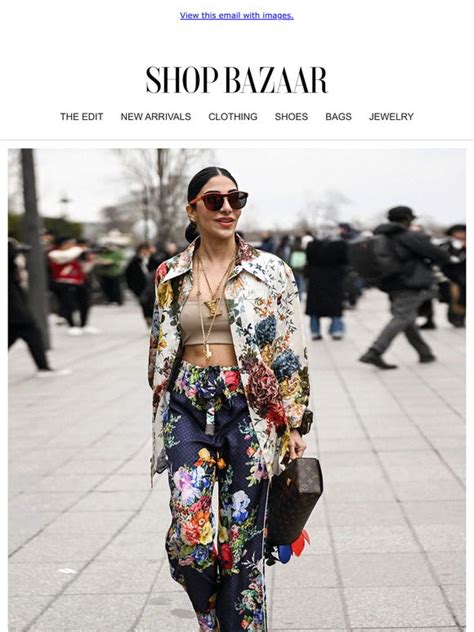 Harper S Bazaar The Neiman Marcus Shop Garden Party Milled