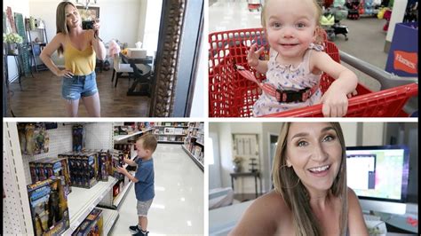 Target Shopping And Try On Haul Day In The Life Of A Mom Youtube