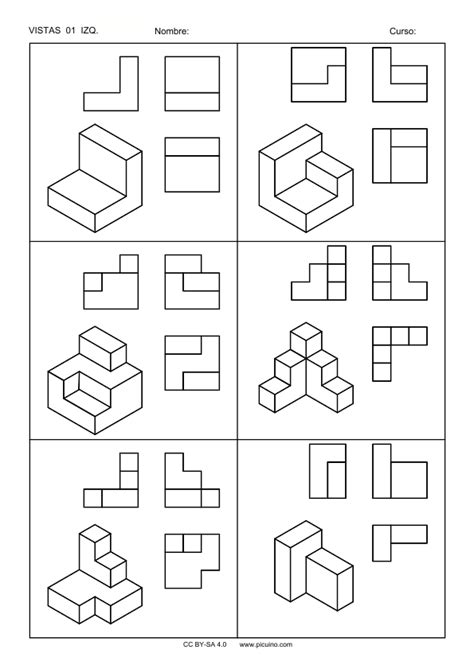 Vistas Dibujo Técnico Picuino