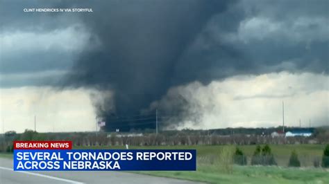 Tornadoes Rip Through Nebraska Causing Damage Near Omaha Youtube