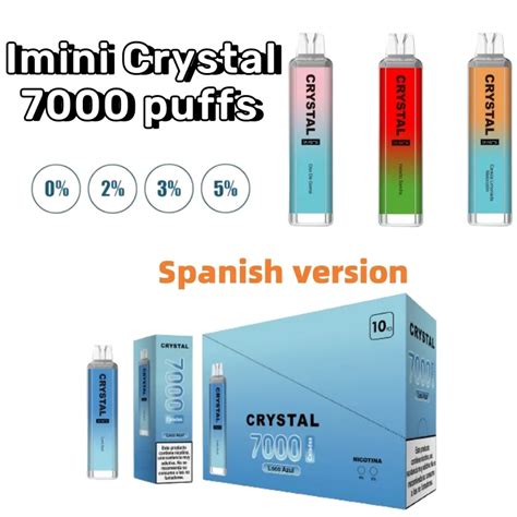 Original Imini Crystal 7000 10000 Puff Disposable E Cigarettes 1 2ohm