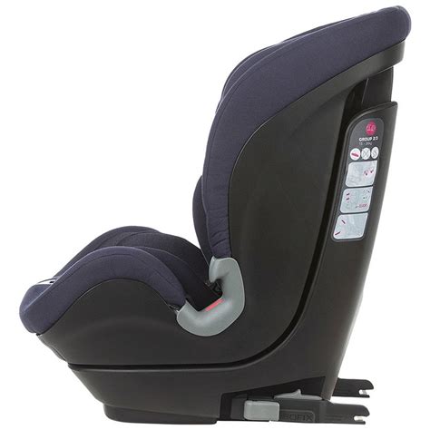 PREMAMAN Siège auto isofix Force groupe 1 2 3 Bleu Noir Groupe 1 2