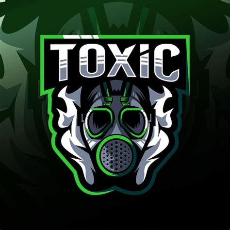 Premium Vector Toxic Mascot Logo Esport Design