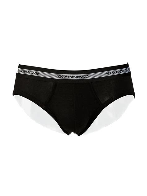 Slip Elasticizzato Con Elastico Tono Su Tono Nero N A J Fughg