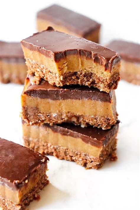 Healthy No Bake Nut Free Salted Caramel Slice Naked Digest Caramel