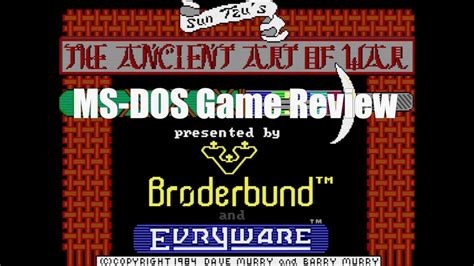 The Ancient Art Of War Ms Dos Game Review Youtube