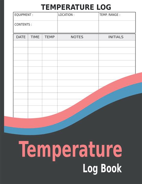 Buy Temperature Log Book Fridge Temperature Log Book Monitor Fridge