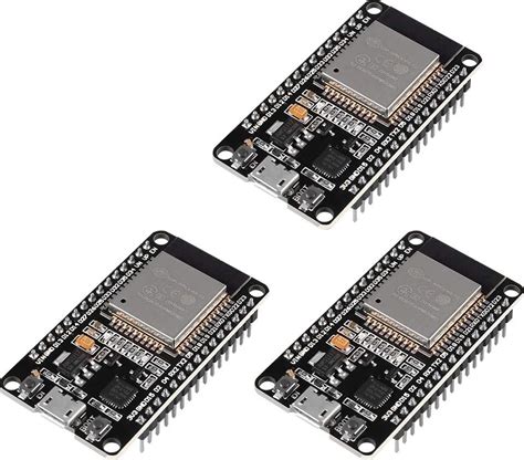 Dorhea 3Pcs ESP32 Development Board ESP 32S Microcontroller Processor