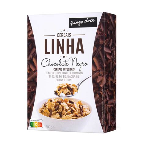 Mercad O Pingo Doce Cereais Linha De Chocolate Negro Pingo Doce