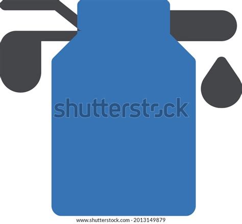 Fuel White Background Fuel Symbol Artificial Stock Vector Royalty Free