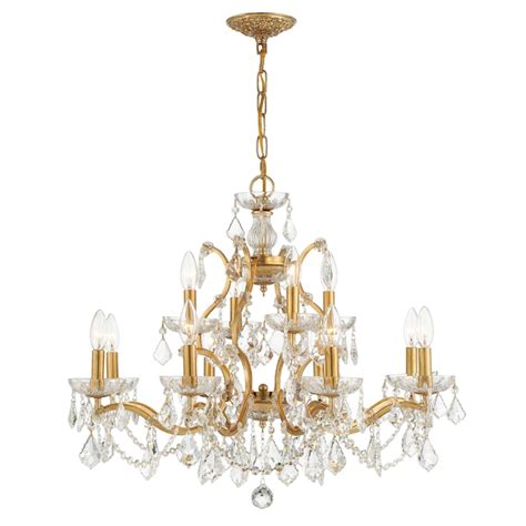 Crystorama Filmore 12 Light Antique Gold Moderncontemporary Dry Rated