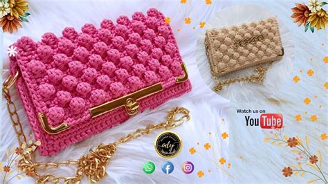 Dompet Rajut Motif Bouble Yang Super Mudah Untuk Pemula Crochet