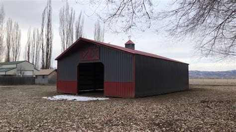 Pole Barn Storage Building Seans 33x50x12′ Beehive Buildings