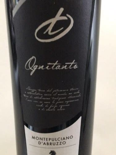 2018 Cà del Moro Ognitanto Montepulciano d Abruzzo Vivino