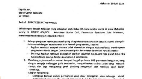 Ketua RT Dan Lurah Bonto Duri Diduga Pungli Iuran Sampah Tim