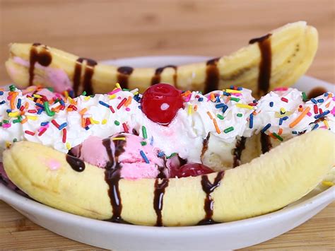 Banana Split Wallpapers Food Hq Banana Split Pictures 4k Wallpapers