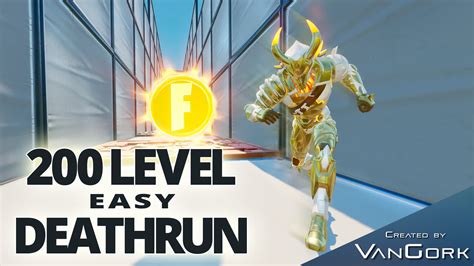 200 Level Easy Deathrun By Vangork 3190 7950 2521 By Vangork Fortnite Creative Map Code