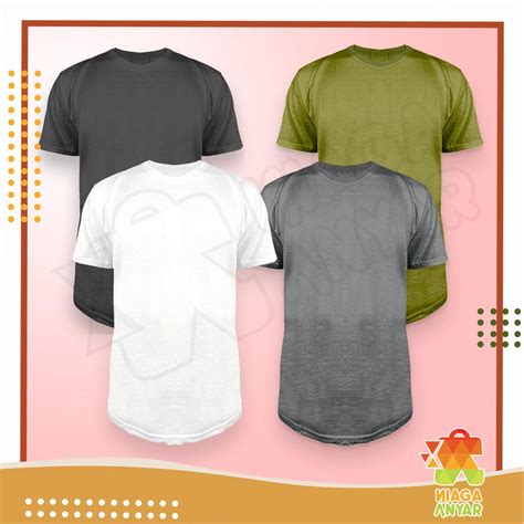 Jual Kaos Polos Unisex Lengan Pendek Cotton Combed Premium S Baju