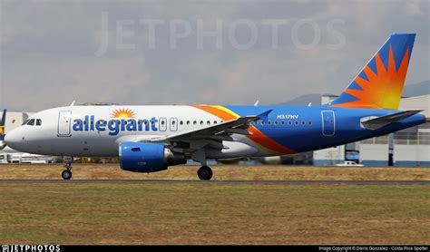 N317nv Airbus A319 111 Allegiant Air Denis Gonzalez Jetphotos