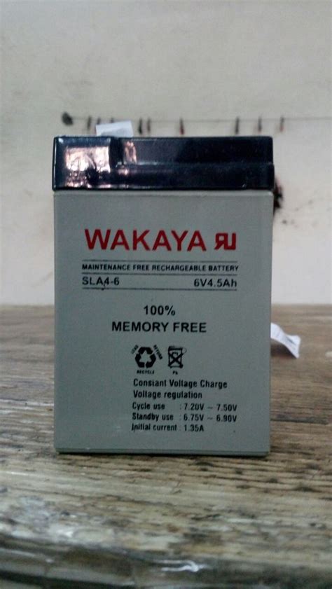 6v 4.5ah Battery at best price in Indore by Wakaya Batteries | ID ...