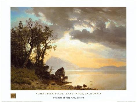 Lake Tahoe California 1867 Art Print Albert Bierstadt