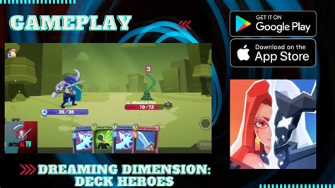 Dreaming Dimension Deck Heroes Gameplay Strategy Game Youtube